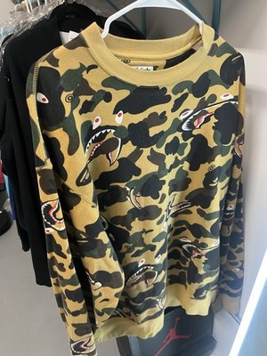 Bape Yellow Crewneck XXL