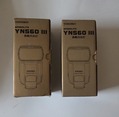 2 Stück Yongnuo digital Speedlite YN560 III