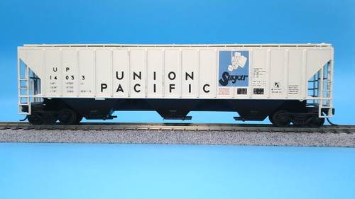 Tolva cubierta de azúcar Athearn HO Union Pacific 54' ruedas de plástico 14053 | Condition: Used