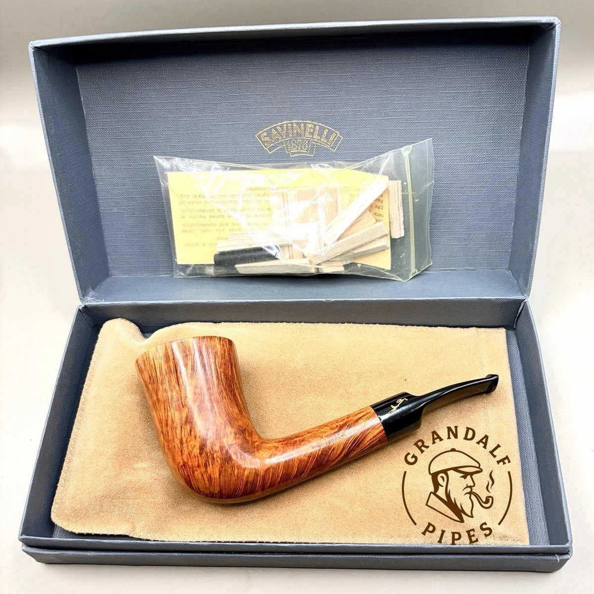 Savinelli Autograph In Collectible Unsmoked Tobacco Pipes for sale