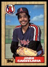 John Candelaria 1987 Topps #630 California Angels MLB READ FREE SHIPPING