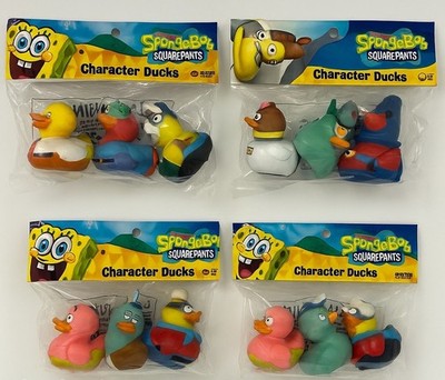 Nickelodeon SpongeBob SquarePants Character Rubber Ducks 3-Pack   Choose