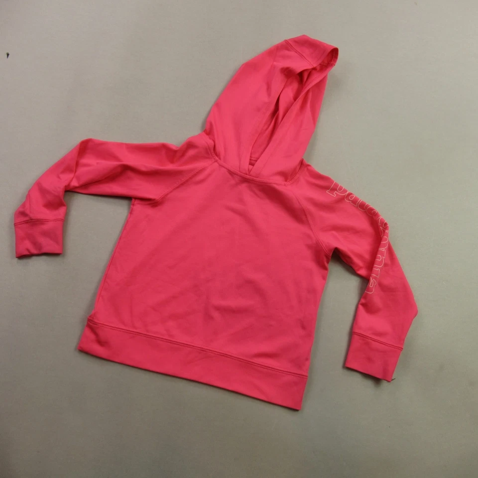 Patagonia Sweater Girls 2T Long Sleeve Pullover Pink Hooded Casual - Image 2 of 4