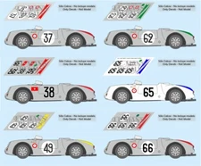 1955 Porsche 550 RS Le Mans Decals 1:32 1:24 1:43 1:18 1:64 1:87 Decals Slot