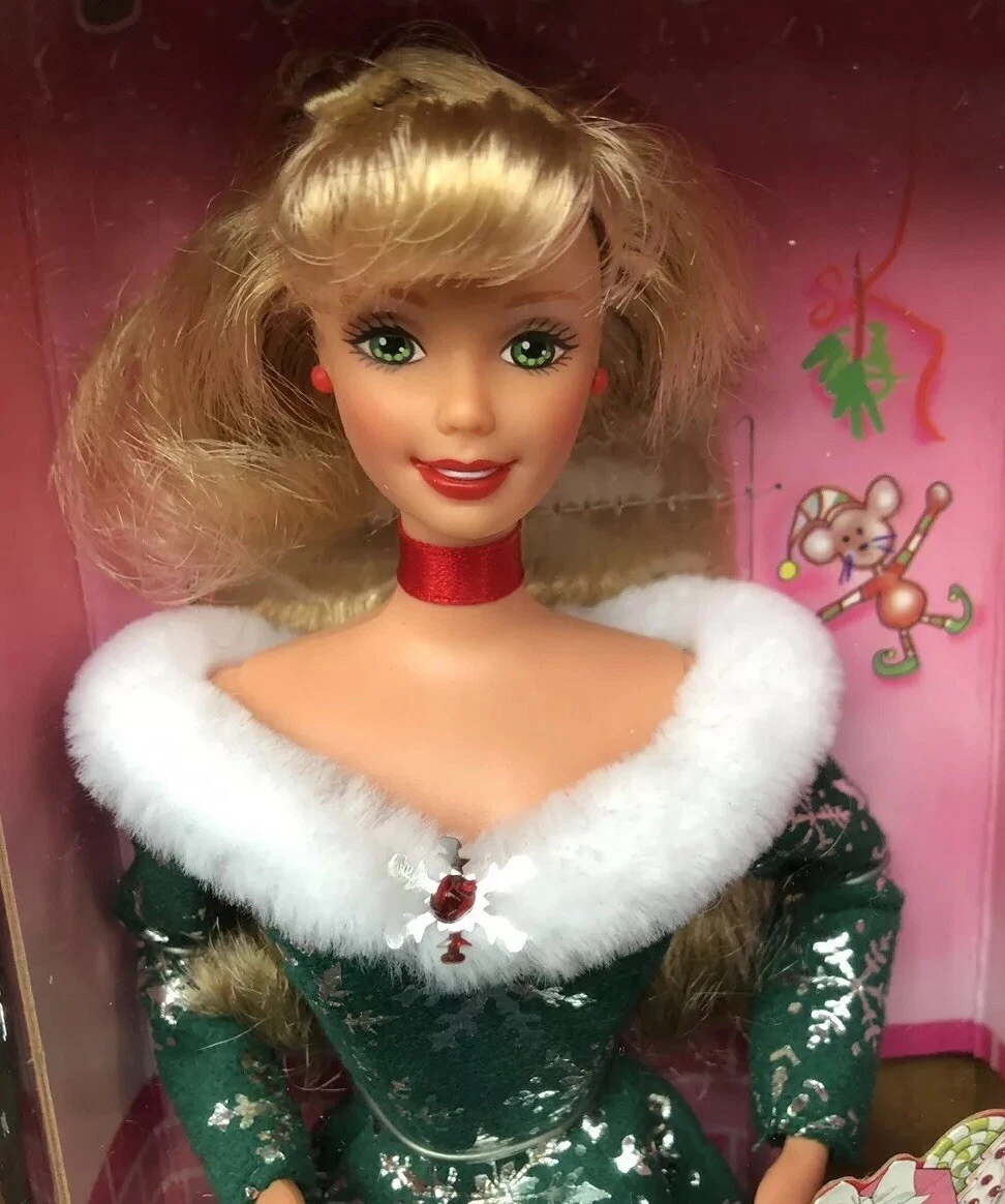 Barbie before cheap and after christmas
