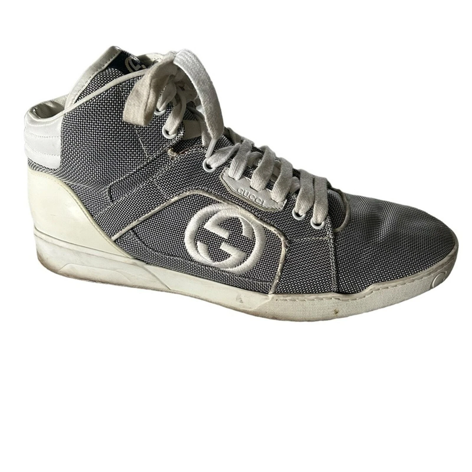Baskets montantes Gucci Rossi CECI EST UNE SNEAKER SEULEMENT PIED DROIT 10,5
