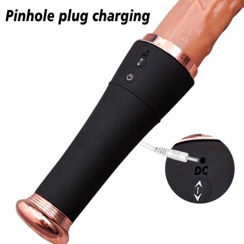 XL Telescopic Realistic Thrusting Dildo Vibrator G-spot Anal Sex Toys for Women - Picture 9 of 56