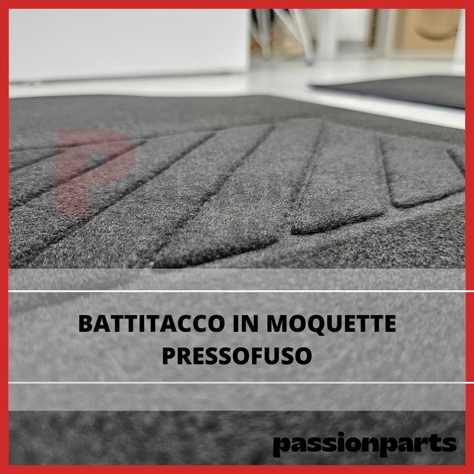 TAPPETI CITROEN C3 AIRCROSS DAL 2017 IN MOQUETTE CON RICAMO E 4 FISSAGGI 4 PZ - Immagine 4 di 4