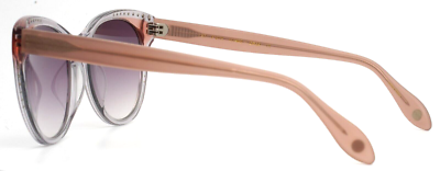 FYSH 2040 S407 Women\'s Sunglasses Clear Pink Rhinestone Cat Eye 53-18-143 FYSH 2040 S407 Lavender Pink Womens Cat Eye Gradient  main image 3