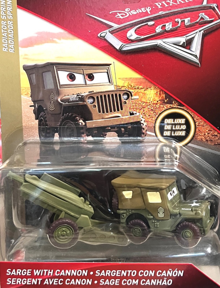 n*i様 SARGE WITH CANNON サージ キャノン カーズ ミニカー DISNEY PIXAR CARS