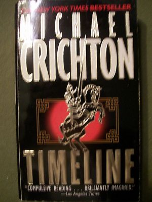2 MICHAEL CRICHTON PAPERBACKS ~ CONGO AND TIMELINE 
