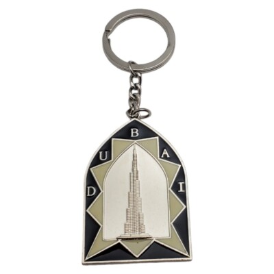 Dubai Burj Khalifa Keychain Souvenir Keyring Travel Tourist United