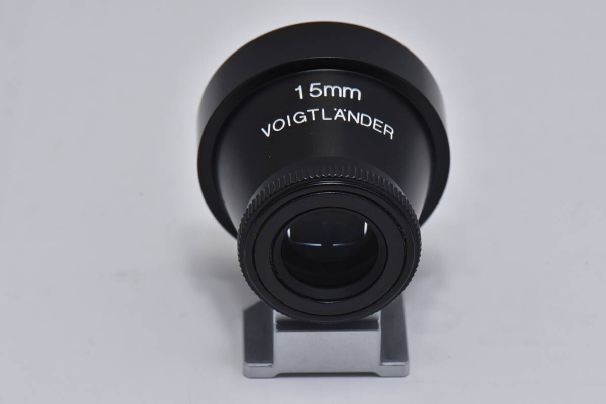 VOIGTLANDER 15mm Viewfinder M - Black Metal Cosina Made in Japan