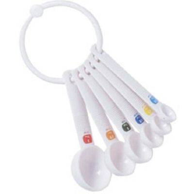 Tala Weiß Kunststoff Messlöffel Löffel Set 6 Stück 10A 10450