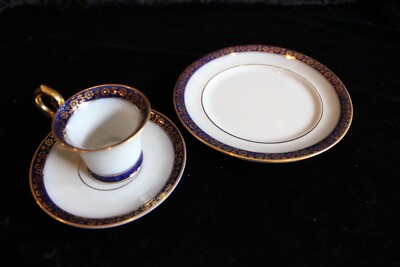 Antik Porzellan Set Martinroda PM Mokka Tasse und 2 Untertassen | eBay