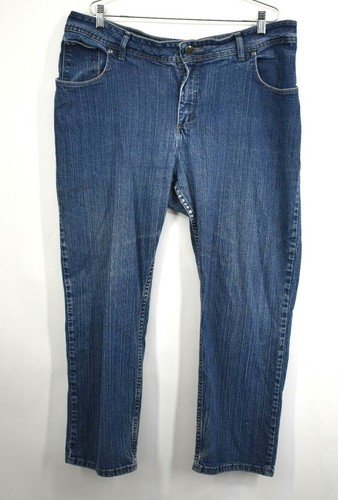 Lees Riders Womens Denim Jeans Button 