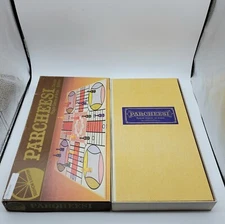 Vtg 1982 Parcheesi Deluxe Board game by Selchow & Righter #2 USA Made Complete 