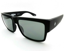 Spy Optics Cyrus Matte Black Happy Gray Green 58mm New Sunglasses Authentic