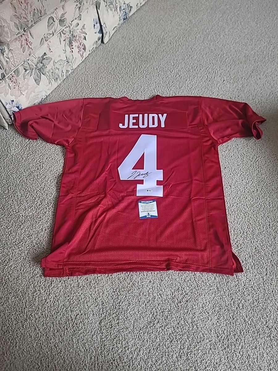 Jerry Jeudy Alabama Signed Custom Jersey With Beckett COA J000030