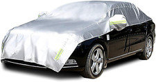 Half Car Cover All Weather Car Body Cover Sunshade Cover Snow Cover Waterproof S