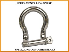 Manille A Cithare Acier Inoxydable Aisi 316 Taille Choix De 4 A 25 MM