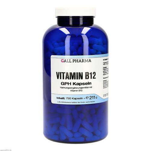 Vitamin B12 Gph 3 µG Kapseln 750 St-image