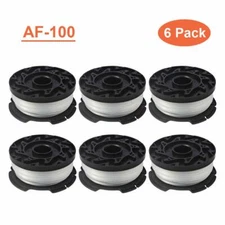 6Pack For Black & Decker Replacement String Trimmer Line Spool AF-100 Weed Eater