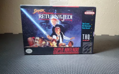 Toys R Us SNES Super Star Wars: Return of the Jedi Nintendo SEALED NEW