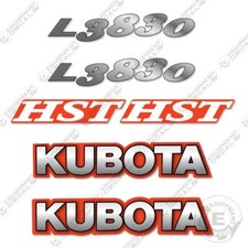 Fits Kubota HST L3830 Decal kit Tractor Equipment Decals - 7 YEAR VINYL