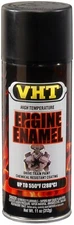 VHT High Temp Paint SP130; Engine Enamel 11oz Aerosol Flat Black 550°F