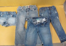 LOT OF THREE   3T Jeans and 1 pair of 4T shorts   Pre-owned