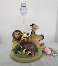 Lambs  Ivy Lamp Safari Jungle Child Baby Nursery No Shade Needs Socket Shell