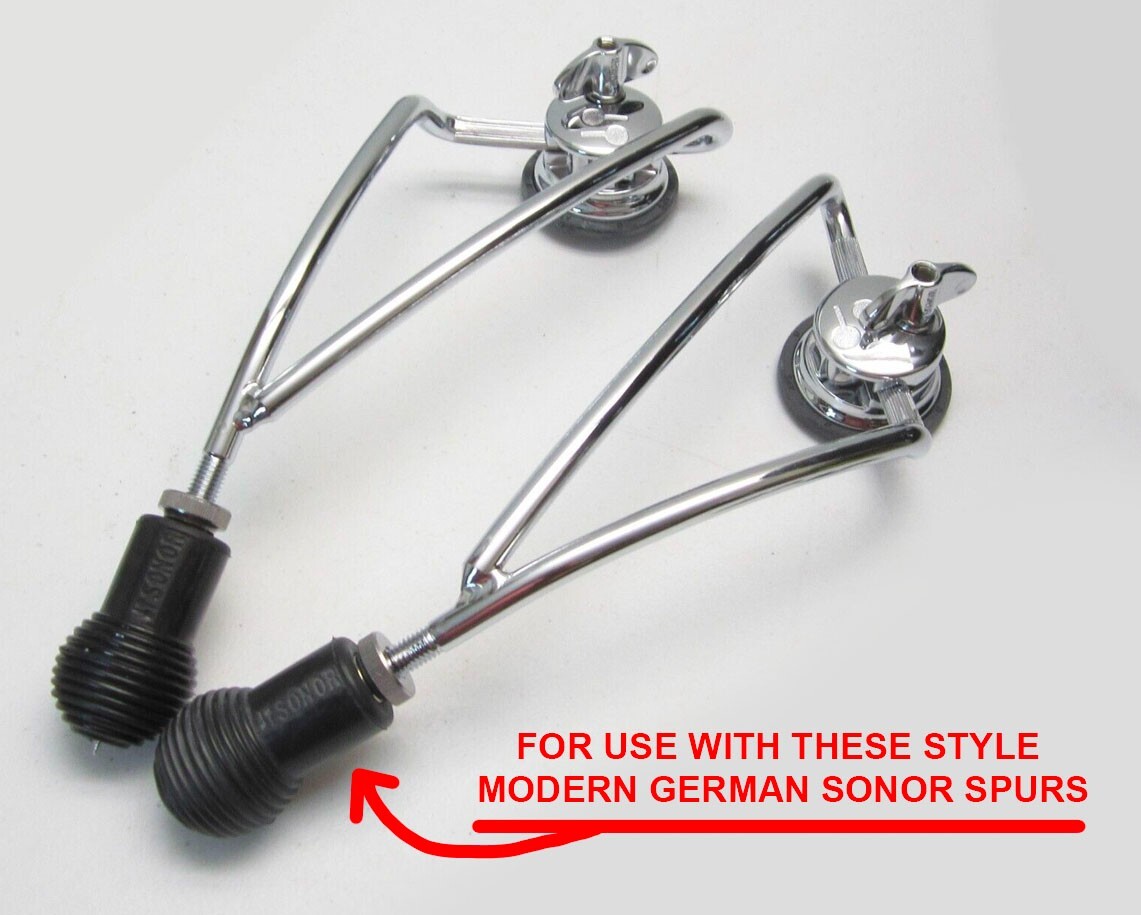 SONOR Bass Drum Spur Rubber Feet for Delite/sclassix/prolite 10mm Size