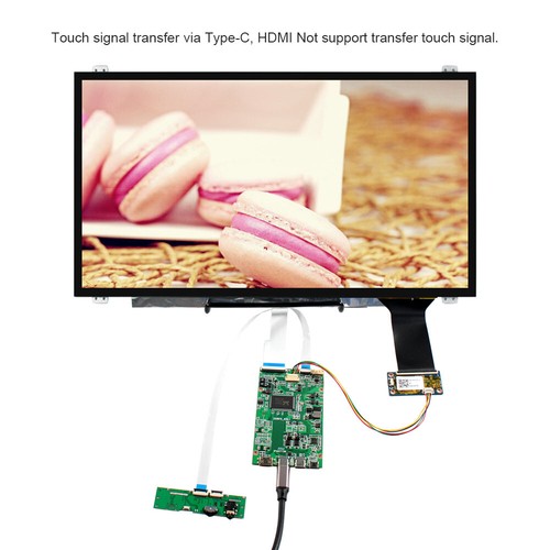 Płyta kontrolera LCD HD typu C 17,3 w 1920X1080 pojemnościowy dotykowy IPS LCD - Zdjęcie 5 z 9