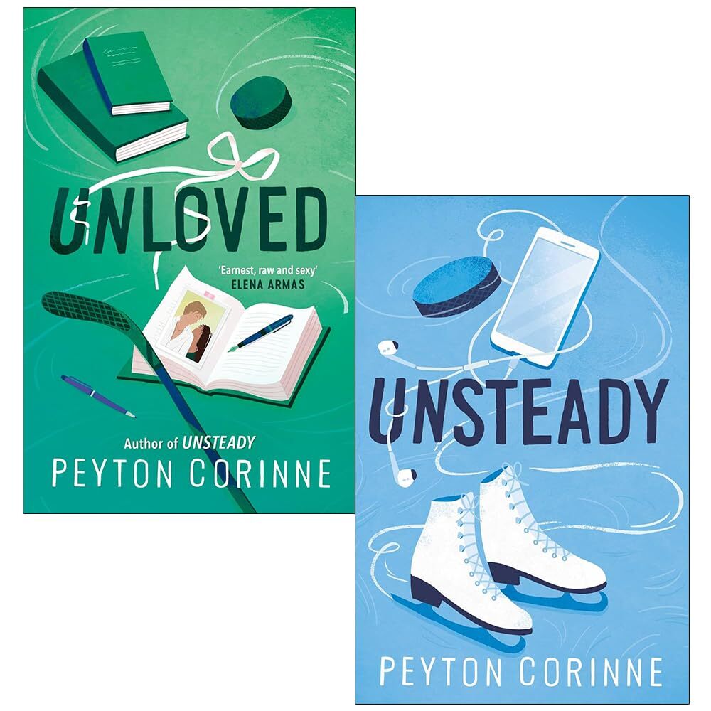 The Undone Series 2 Books Set By Peyton Corinne (Unloved and Unsteady) PB NEW