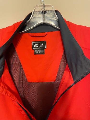 Adidas Golf Climaproof Wind Pullover Jacket Men's 2XL XXL Long Sleeve - 第 7/8 張圖片