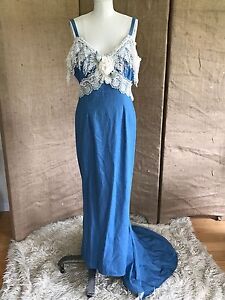 denim lace country column