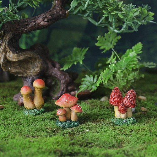 DIY Simulation Mushroom Cute Mushroom Ornaments Mushroom Statue Garden