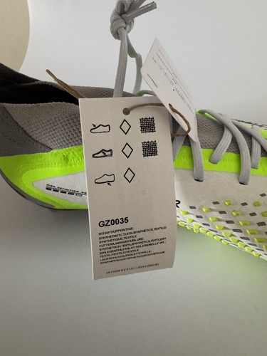 adidas Men’s 5/Women’s 6 PREDATOR ACCURACY.1 FG Soccer Cleats White/Green GZ0035 - Picture 9 of 10