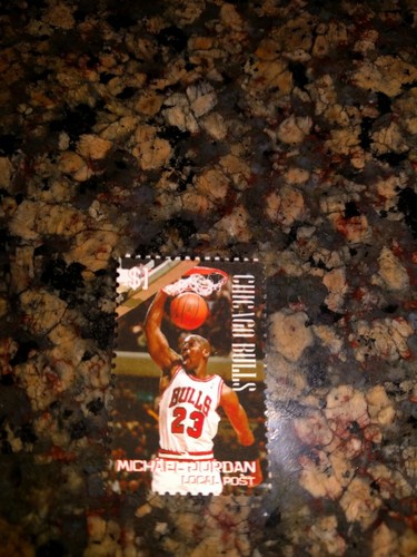 Michael Jordan Chicago Bulls Stamp MINT - Picture 2 of 2