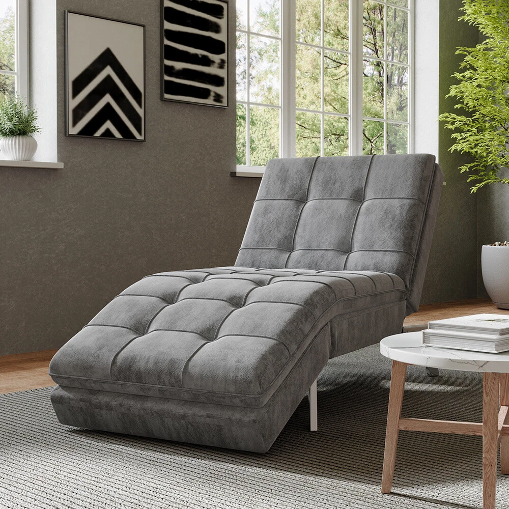 2 In 1 Convertible Chaise Lounge Sofa