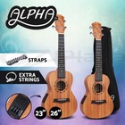 Alpha 23"/26" Electric Concert Tenor Ukulele Mahogany Ukuleles Uke Hawaii Guitar