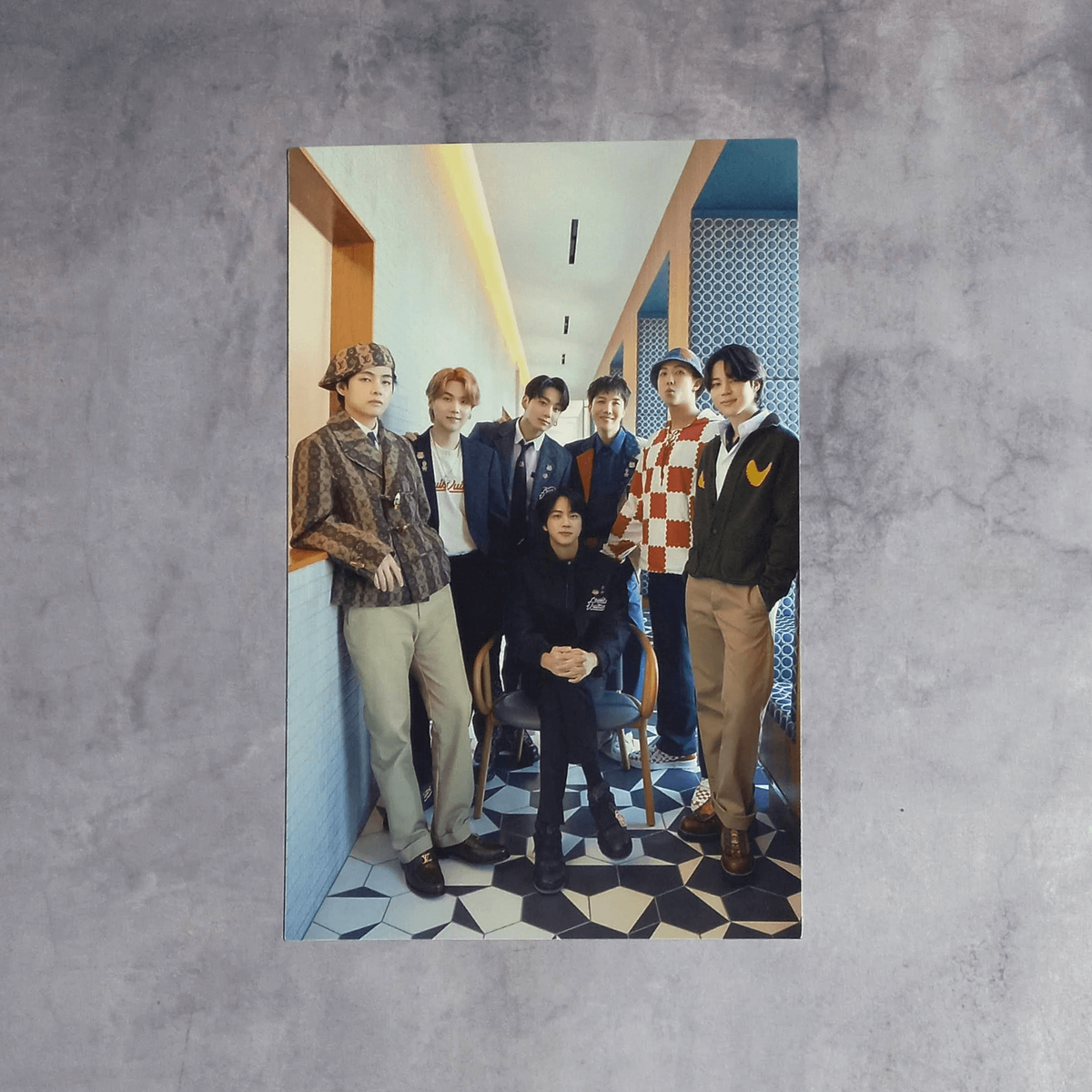 BTS Dicon Photocard 101 Custom Book - Group Photo Card Postcard