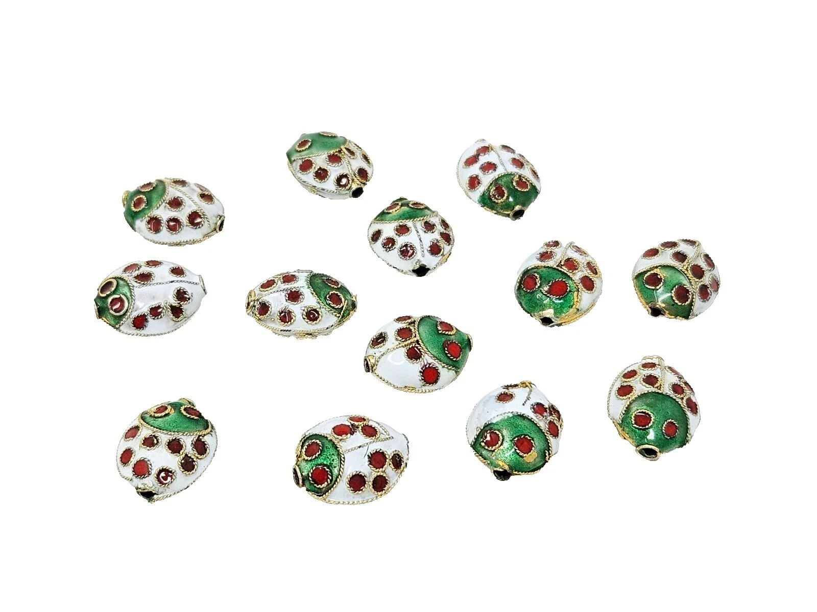 Cloisonne Metal Multicolor Cuentas Para Hacer Joyas