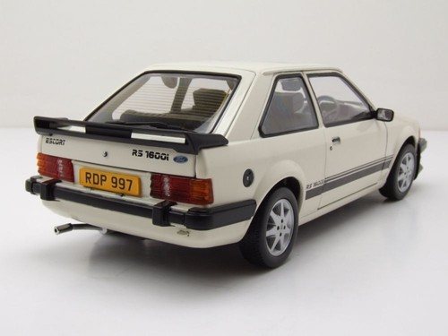 Ford Escort Rs 1600i Rhd 1984 Coche a Escala Blanco 1:18 Sun Star - Imagen 2 de 11