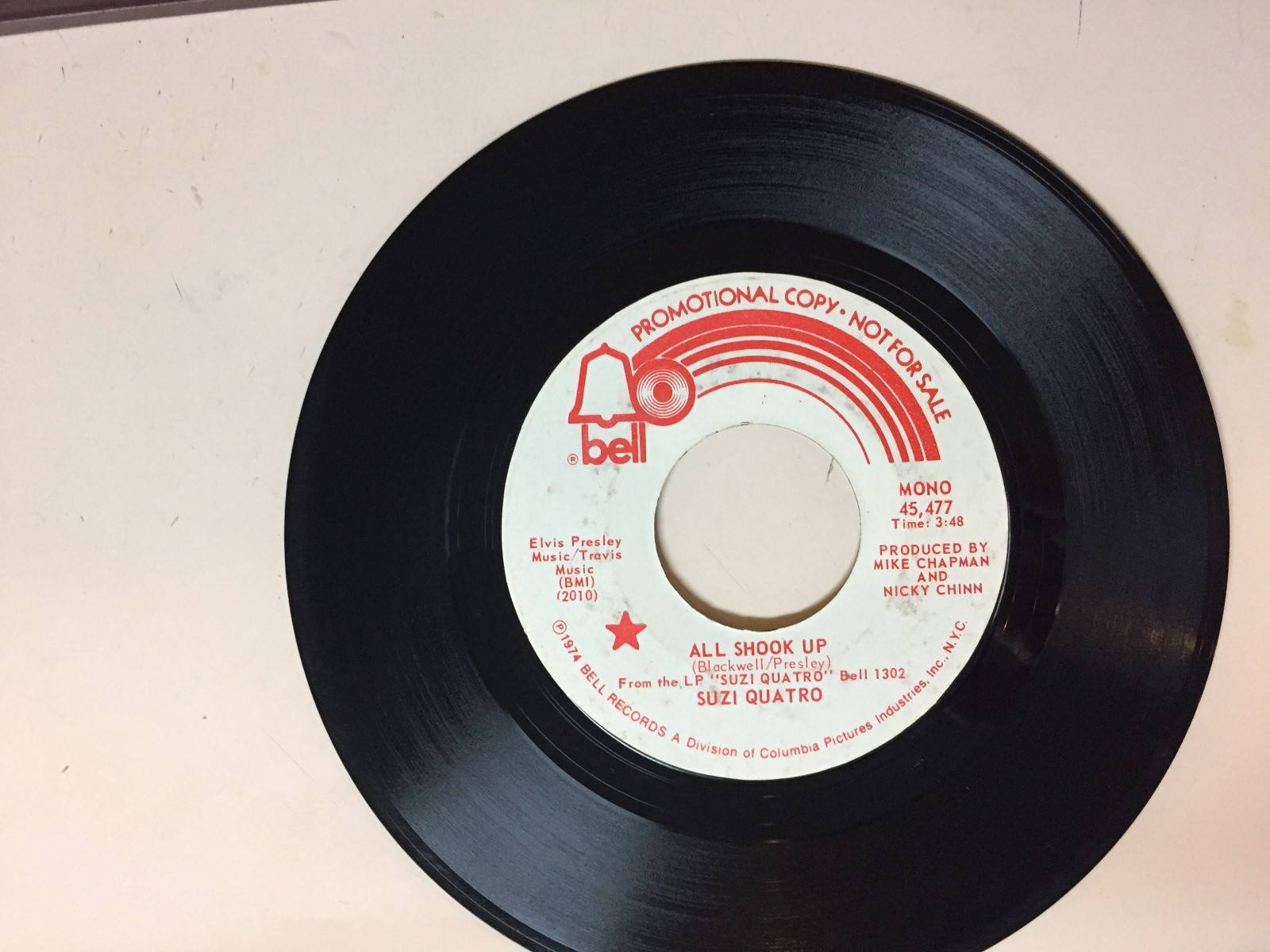 ROCK & ROLL 45 RPM RECORD - ELVIS PRESLEY - BELL 477 - PROMO | eBay