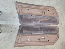 70-81 Camaro Firebird Trans Am Door Panels Blue Original Gm 2 Piece 1976 75 74
