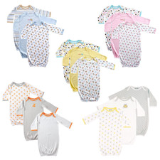 Baby-Nachthemd Baby Gown Schlafhemd langarm a...