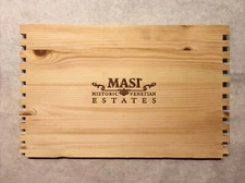 1 Rare Wine Wood Panel Masi Venetian Estates Vintage CRATE BOX SIDE 1/21 1205