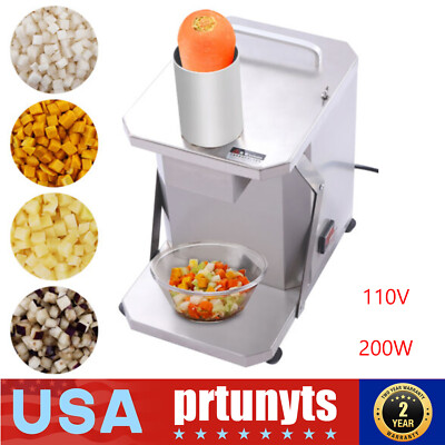 Electric Vegetable Fruit Chopper Cutter Food Onion Dicer Slicer Machine Durable
